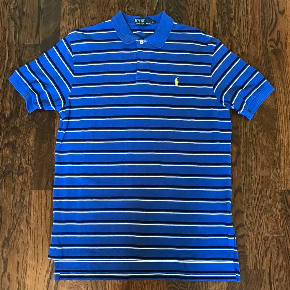 Men's Stripe Ralph Lauren Polo Shirt